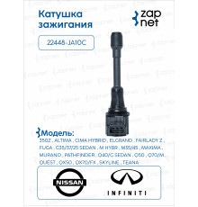 Nissan 22448-JA10C Катушка зажигания