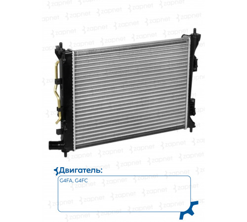 Радиатор 25310-1R050 25310-1R050 PA16 Accent:Solaris 10-17 KIA RIO 11-