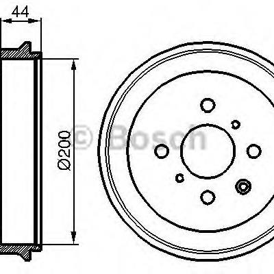 Bosch 0 986 477 148 Тормозной барабан
