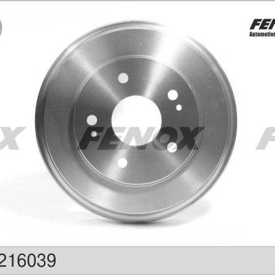 Fenox TO216039 Барабан тормозной | зад прав/лев |