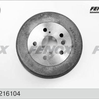 Fenox TO216104 Барабан тормозной | зад прав/лев |
