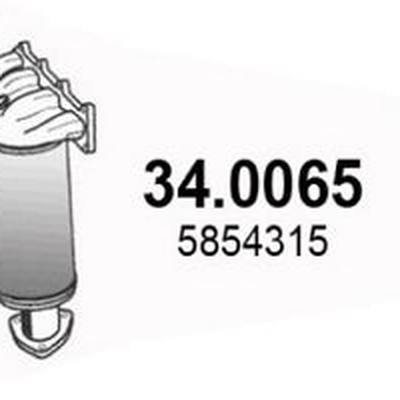 Asso 34.0065 Катализатор | перед |