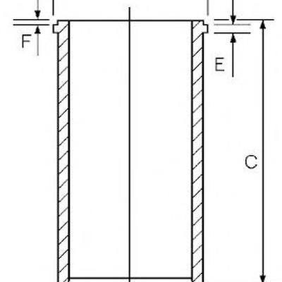 Goetze 14-040040-00 Гильза RVI D=135mm