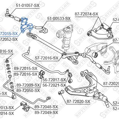 Stellox 57-72015-SX Маятниковый рычаг | лев |