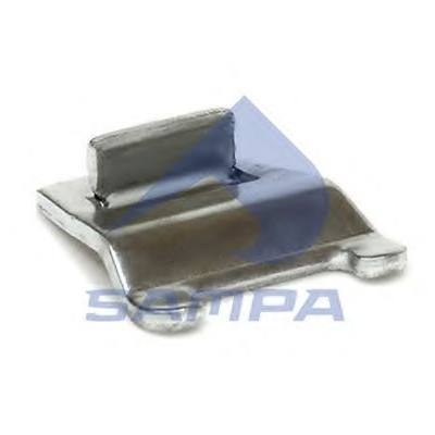 SAMPA 070.196 Запорная пластина, Тормозная колодка HCV