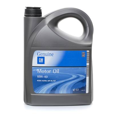 GM 1942046 Масло моторное полусинтетическое Semi Synthetic 10W-40, 5л