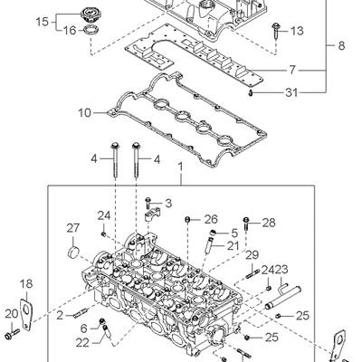 Hyundai/Kia 0K24710271A Прокладка, головка цилиндра