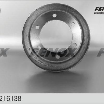 Fenox TO216138 Барабан тормозной | зад прав/лев |
