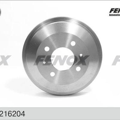 Fenox TO216204 Барабан тормозной | зад прав/лев |