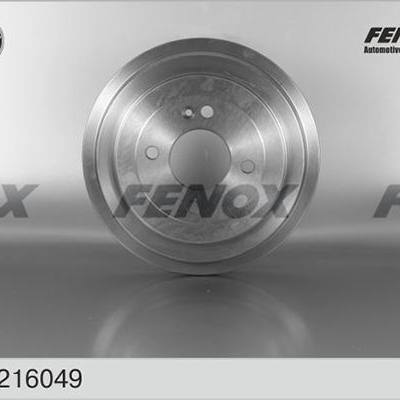 Fenox TO216049 Барабан тормозной | зад прав/лев |