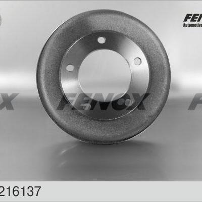Fenox TO216137 Барабан тормозной | зад прав/лев |