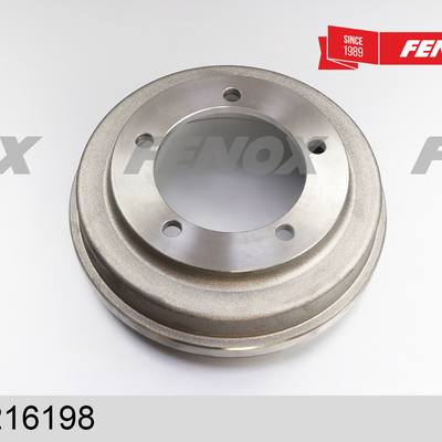 Fenox TO216198 Барабан тормозной | зад прав/лев |