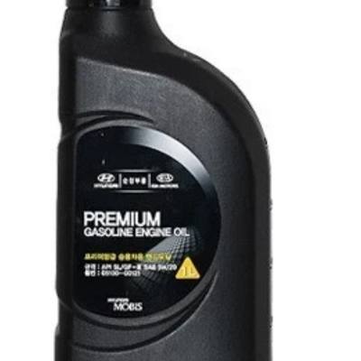 Hyundai/Kia 05100-00121 5W-20 Premium Gasoline API SL, ILSAC GF-3, 1л (полусинт. мотор. масло)