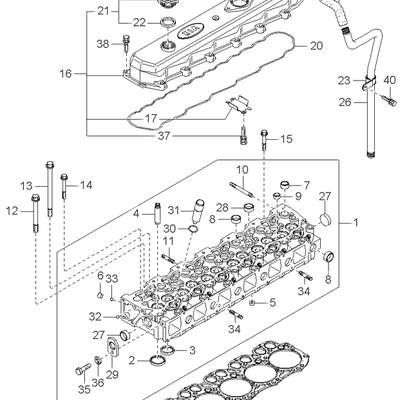 Hyundai/Kia 0K87A10271 Прокладка гбц
