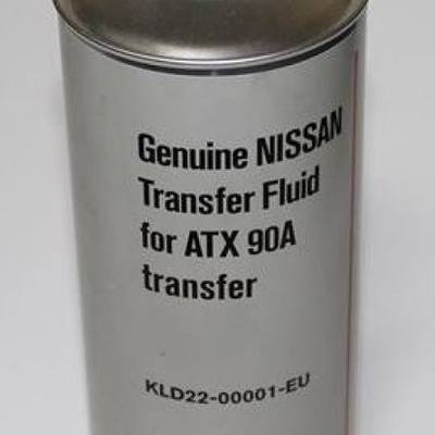 Nissan KLD2200001EU МАСЛО ТРАНСМИССИОННОЕ TRANSFER FLUID FOR ATX 90A TRANSFER 1 Л