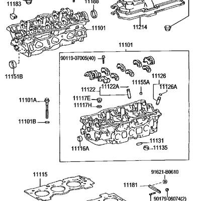 Toyota 11116-31080 Прокладка
