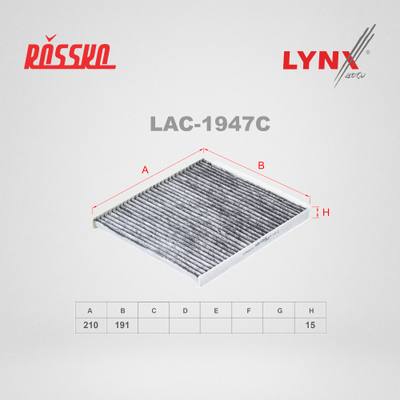 LYNXauto LAC-1947C Фильтр салона угольный