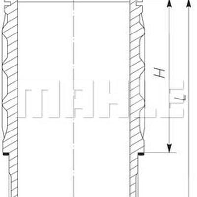 Mahle 061 WN 17 01 Гильза цилиндра