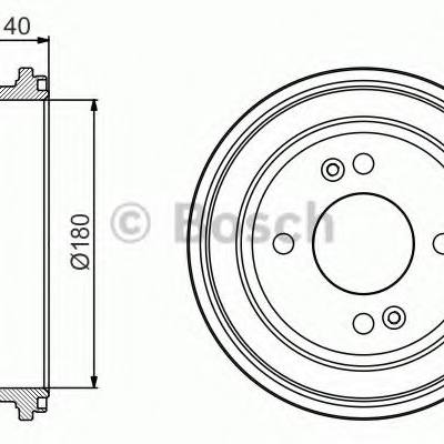Bosch 0 986 477 216 Тормозной барабан