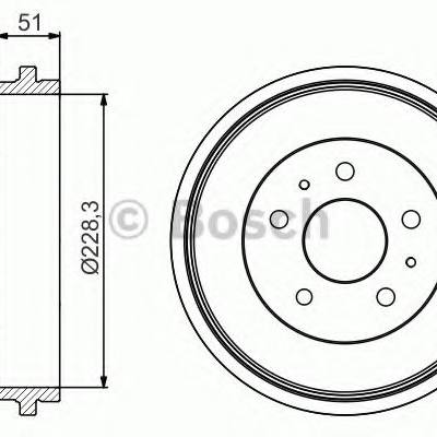 Bosch 0 986 477 219 Барабан тормозной 
