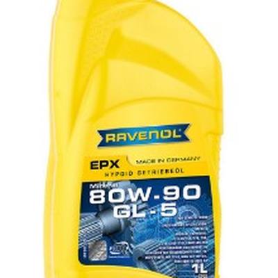 RAVENOL 1223205-001-01-999 Трансмиссионное масло  Getriebeoel EPX SAE 80W-90 GL-5 ( 1л) new