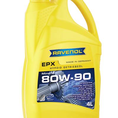 RAVENOL 1223205-004-01-999 Трансмиссионное масло  Getriebeoel EPX SAE 80W-90 GL-5 ( 4л) new