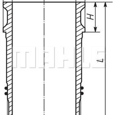 Mahle 061 LW 00100 001 Гильза цилиндра