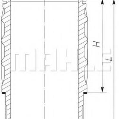 Mahle 061 LW 00101 001 Гильза цилиндра HCV