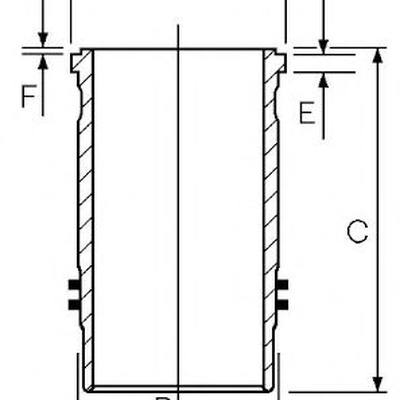 Goetze 14-480440-00 Гильза RVI D=123mm