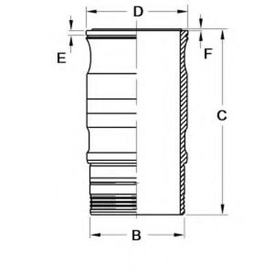 Goetze 15-570060-00 Гильза цилиндра