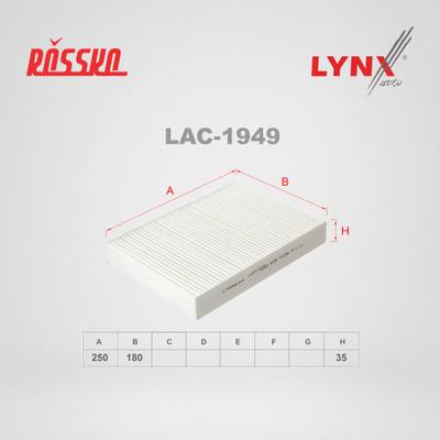 LYNXauto LAC-1949 Фильтр салона