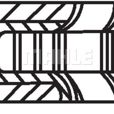Hyundai/Kia 230402C400 Кольца поршневые (комплект) STD, Hyundai