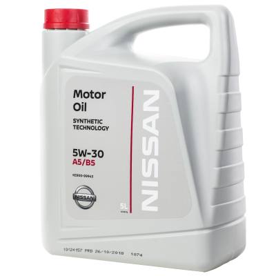 Nissan KE900-99943-R Масло моторное синтетическое Motor Oil 5W-30, 5л ( KE90099943 )