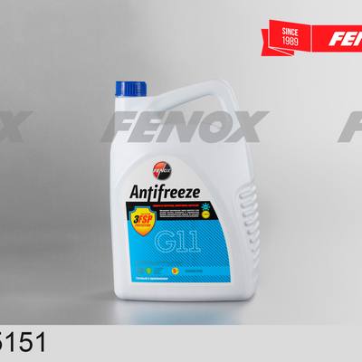 Fenox AF5151 Антифриз, готовый раствор G11 синий 5 кг