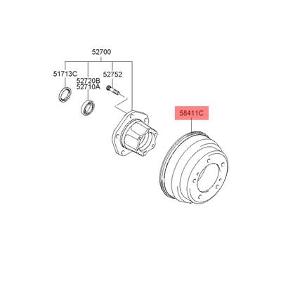 Valeo R1084 Барабан тормозной