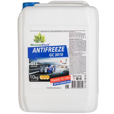 GreenCool 751814 Антифриз GreenCool GC3010 G11, 10 кг (син.)