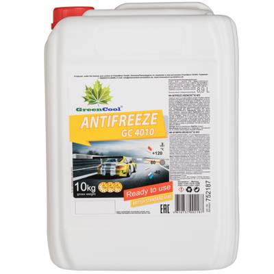GreenCool 752187 Антифриз GreenCool GC4010 G11, 10 кг (желтый)