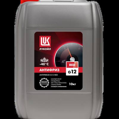 Лукойл 227390 Антифриз, готовый раствор красный -40 G12 RED, 10кг