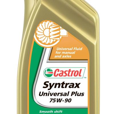 Castrol 15007E Масло трансмиссионное синтетическое 75W-90 Syntrax Universal Plus, 1 л
