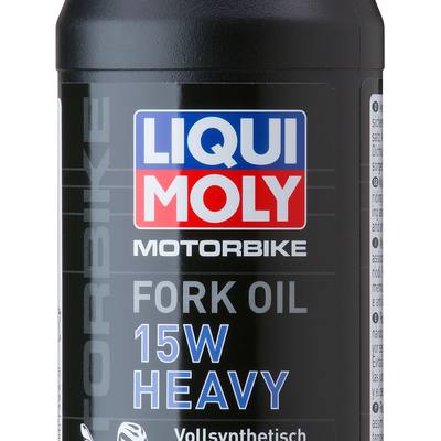 Liqui Moly 1524 15W Масло для вилок и амортизаторов Motorbike Fork Oil Heavy, 500мл (синт.масло)