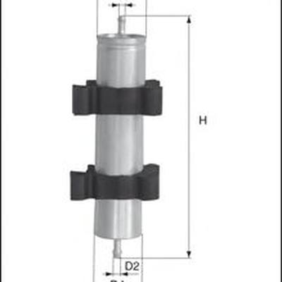 MECAFILTER ELG5460 Снят, замена ELG5374 Фильтр топливный