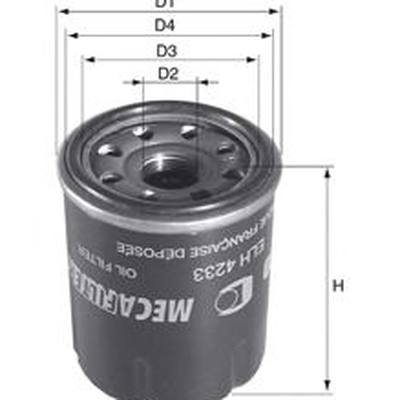 MECAFILTER ELH4460 Фильтр масляный