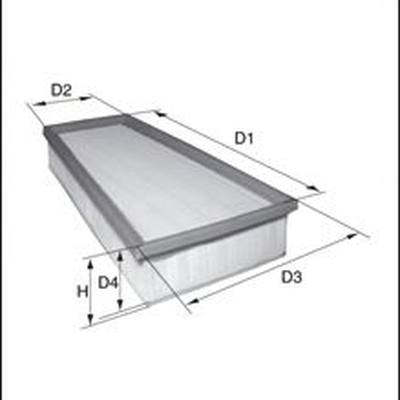 MECAFILTER ELP9412 Фильтр воздушный