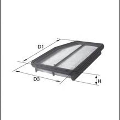MECAFILTER ELP9420 Фильтр воздушный