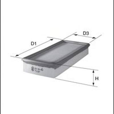 MECAFILTER ELP9456 Фильтр воздушный