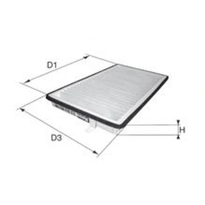 MECAFILTER ELR7333 Фильтр салона
