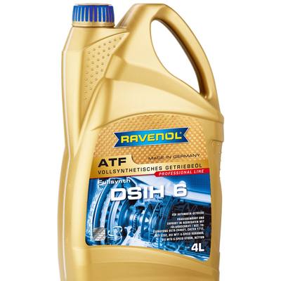 RAVENOL 121113300401999 Жидкость трансмиссионная ATF DSIH 6 (4Л) NEW