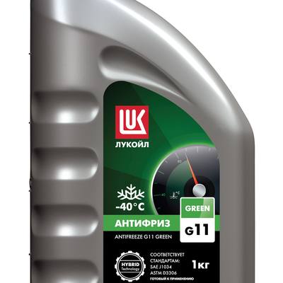 Лукойл 227387 Антифриз, готовый раствор зеленый -40 G11 Green, 1кг