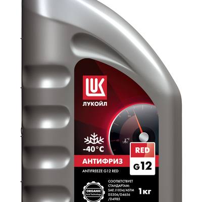 Лукойл 227392 Антифриз, готовый раствор красный -40 G12 RED, 1кг