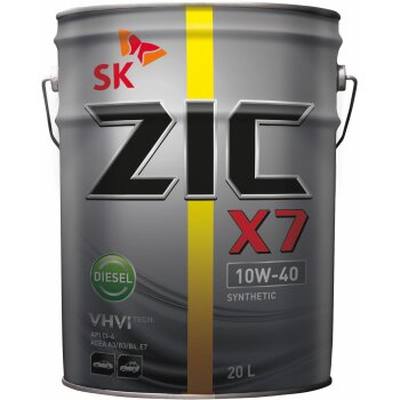 ZIC 192607 Масло X7 DIESEL 10W40 мот. диз. син (20л) NEW